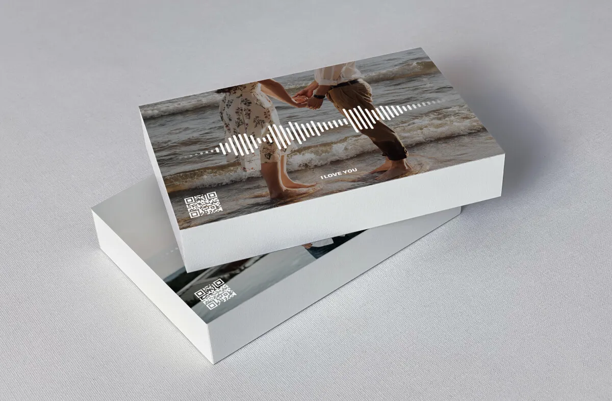 Wavibly Holzblock Freund und Freundin