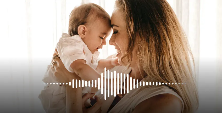 Wavibly Geschenkidee erstes Wort oder Lachen vom Baby